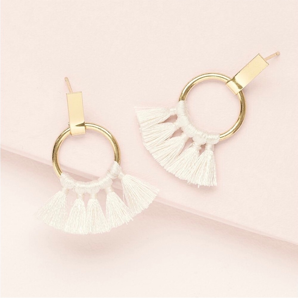 Matr Boomie Danu Fringe Hoop Earrings